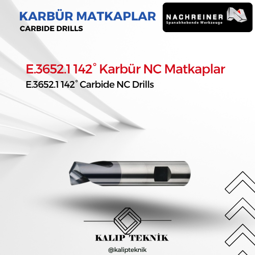 142° TiAlN Kaplamalı Merkezleme Matkabı | E.3652.1 Serisi